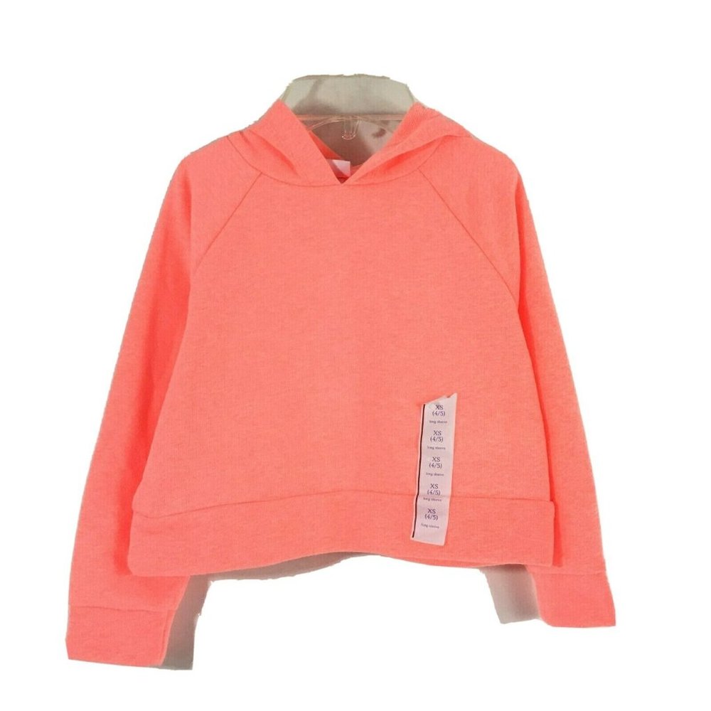 More Than Magic Girls Hooded Sweatshirt XS 4/5 Peach